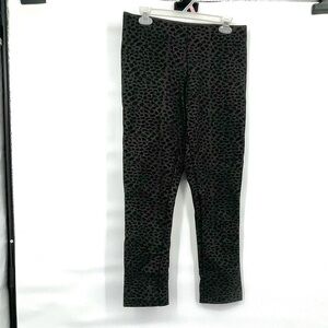Atelier Luxe Boutique leopard print pull on career pants